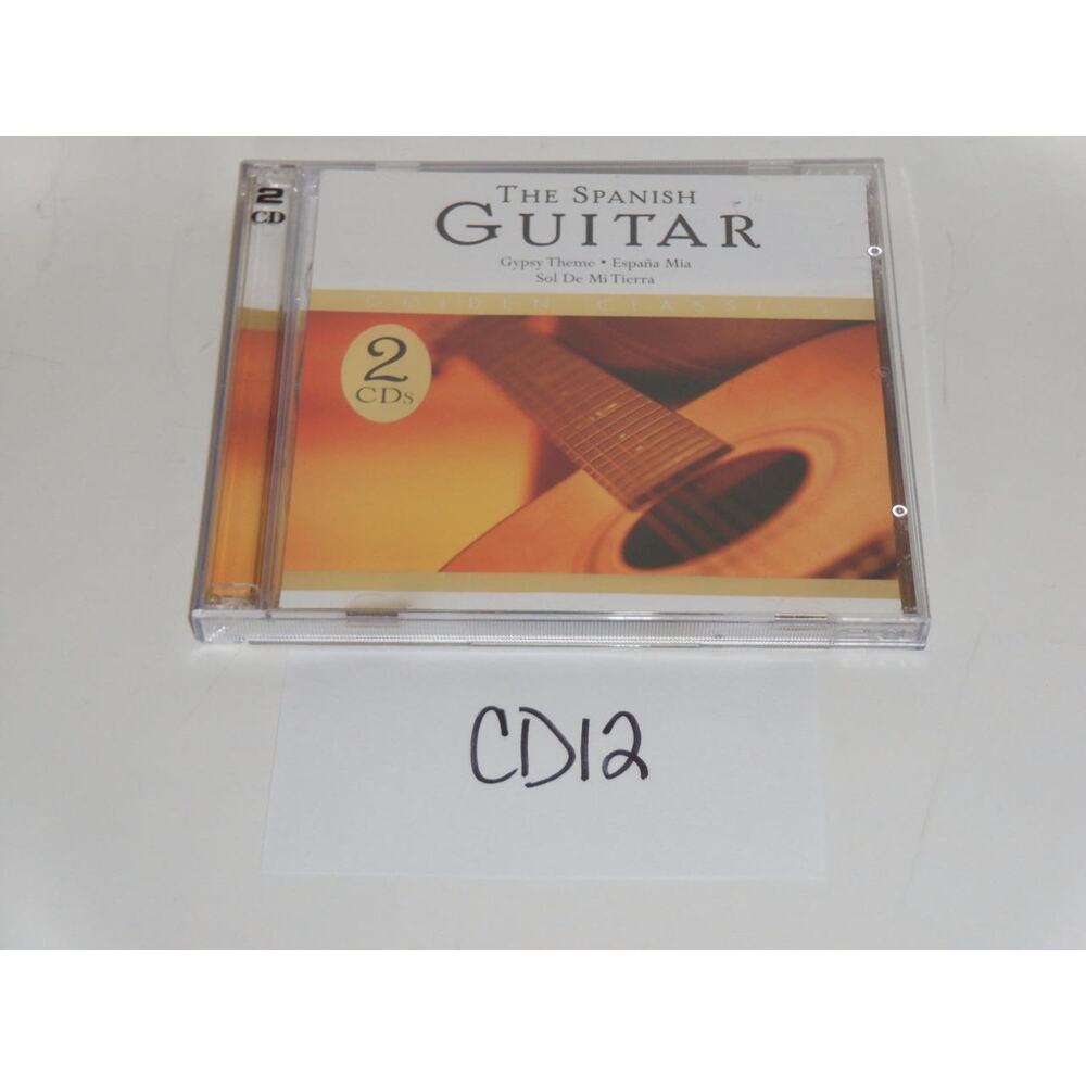 The Spanish Guitar Gypsy Theme Espana Mia 2 Disc Golden Classics CD -0717CD12